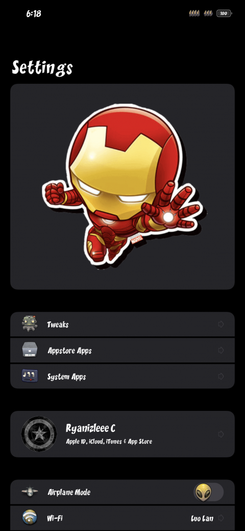 Settings Avatar - Iron man mini - 1.1