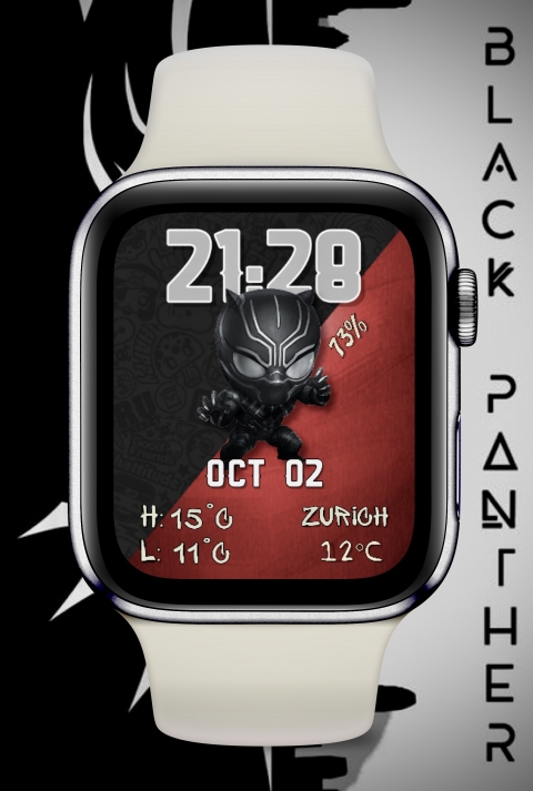 Watch Face Black Panther - 2.0