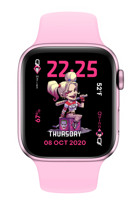Watch Face Harley Quinn loves Scarch - 2.0