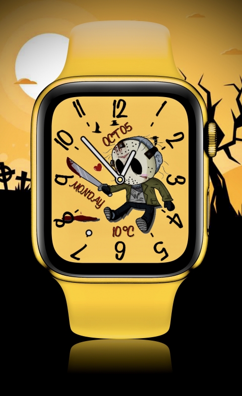 Watch Face Jason Voorhees is Scarched - 2.0