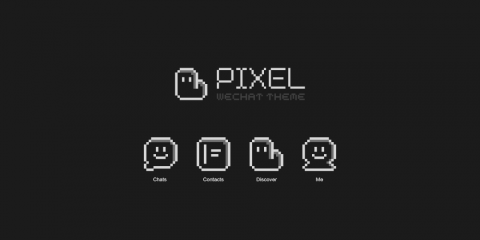 PixelDark WeChatTheme（暗黑版微信主题） - 1.2