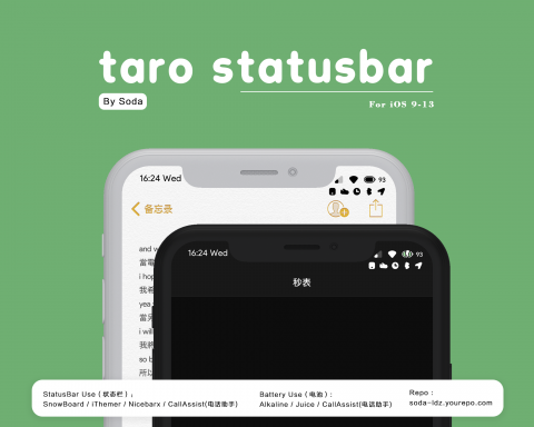 Taro StatusBar - 1.6